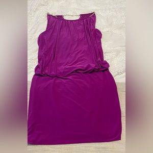 Large purple dress